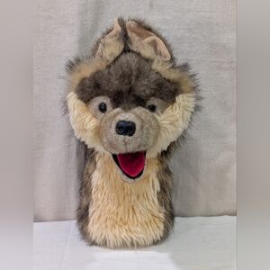 Daphne's Wolf Plush Driver Golf Club Headcover 14" Novelty Golfing Faux Fur